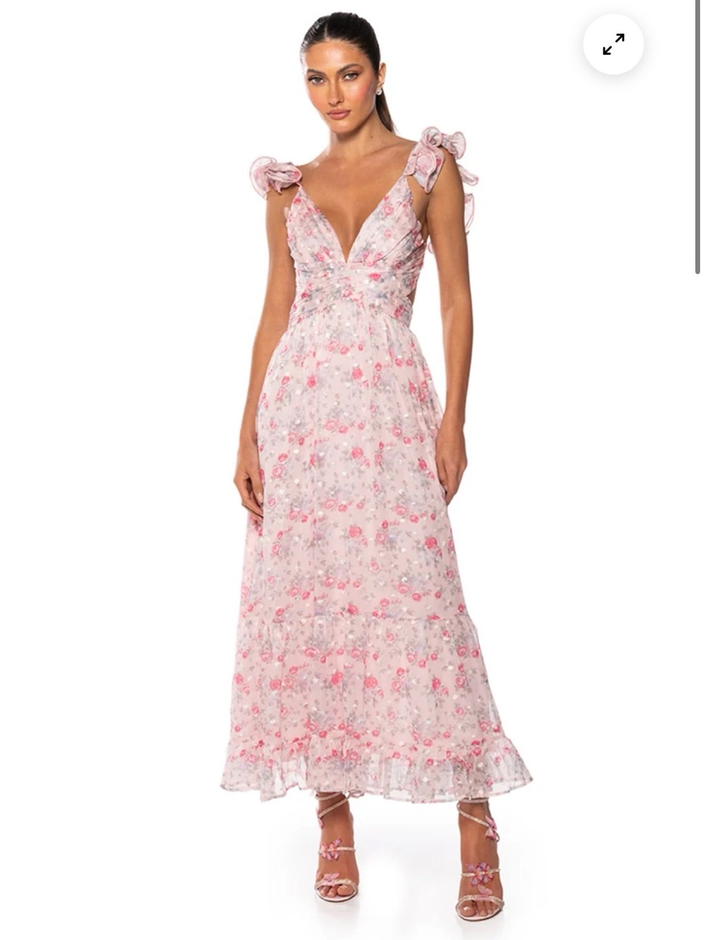 AKIRA Floral Dress bridesmaid/wedding guest dress